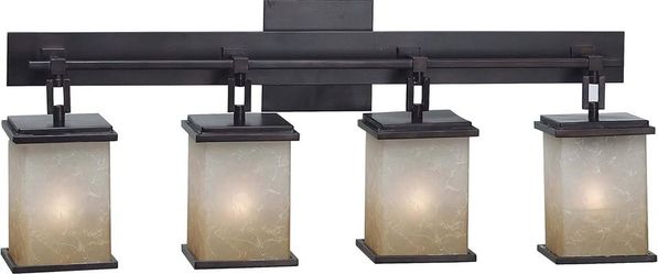 Kenroy Home Plateau 4-Light Vanity Light - Oil Rubbed Bronze Finish