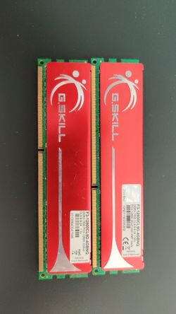 G skill RAM, 2GB X 2