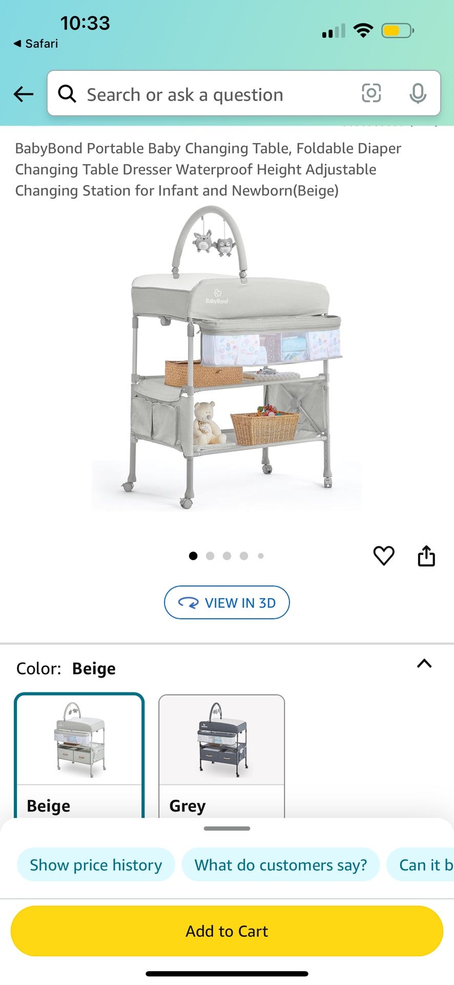 Baby Changing Table 