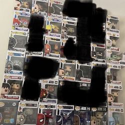 Funko Pops Star Wars, Marvel Disney and others