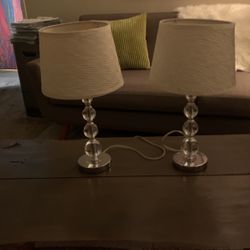 2 Bedside Lamps