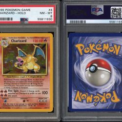 Charizard Base Set 1999 Pokemon PSA 8