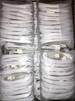 6 feet long USB for iPhone and android 3 for $20