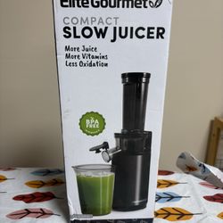 Elite Slow Juicer Like New 