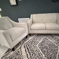 Loveseat & Lounge Chair