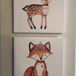 Kids Woodland Wall Art