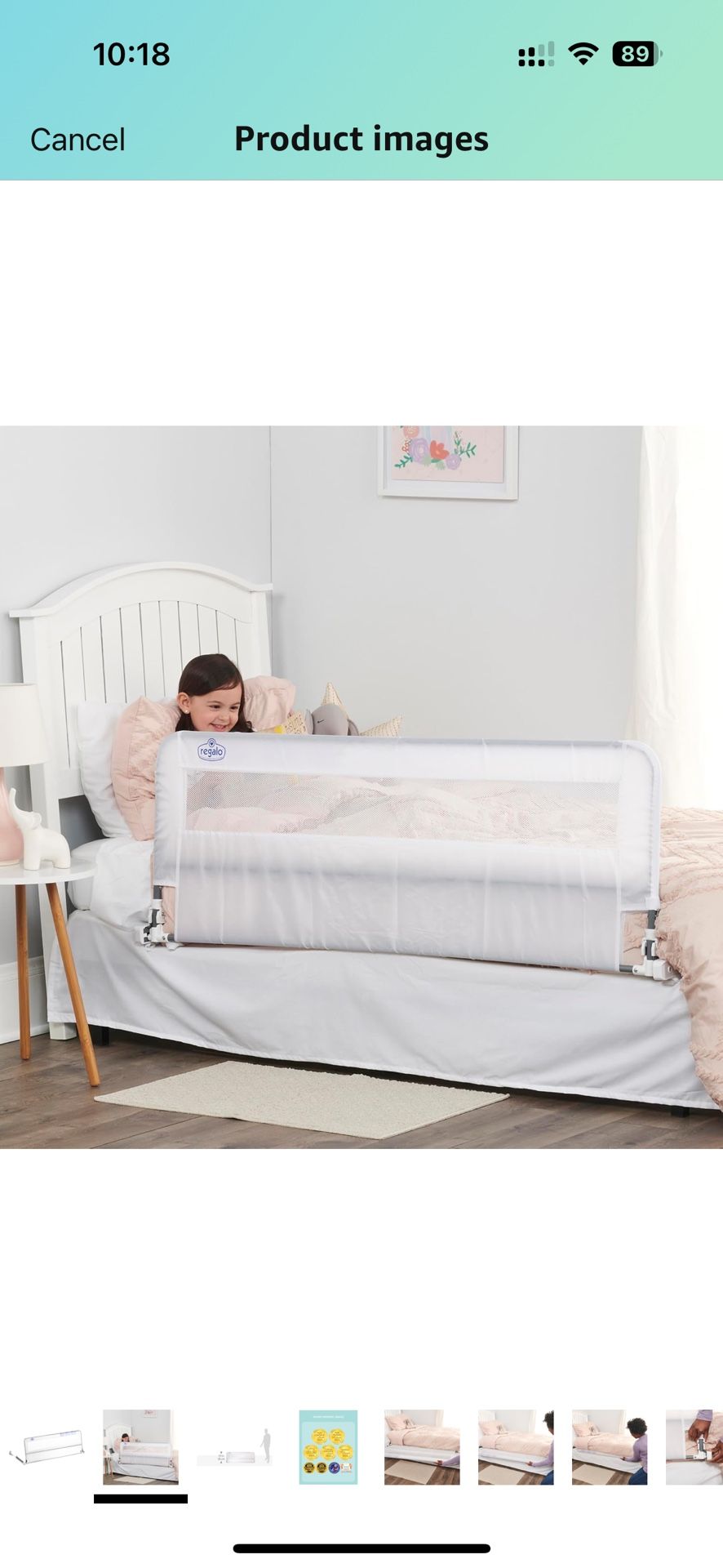 Regalo Hideaway 54-Inch Extra Long Bed Rail