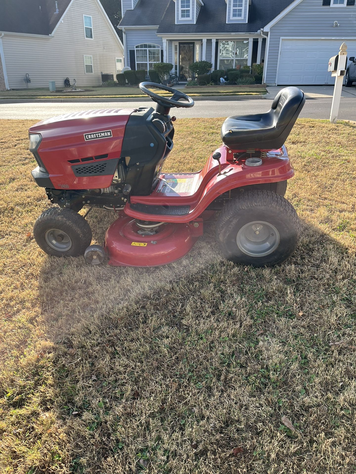 Craftsman Riding Mower – New Battery & Belt! 