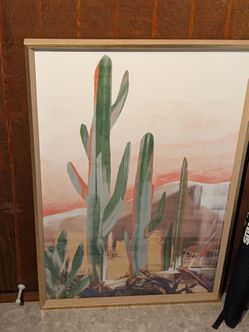 Desert Wall Art with Frame