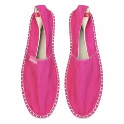 Havaianas Womens Espadrille Flats Canvas Slip On Magenta Fuchsia Hot pink Size 8.5