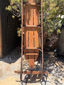 Vintage snow sled