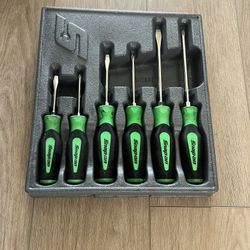 Snap-on Screwdriver Set (6-Piece) w/ Tray – Made in USA