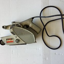 Vintage Electric Corded SKIL Model 595 Dustless Belt Sander 3/4 Horsepower 115 Volts 5.5 Amps Made In USA