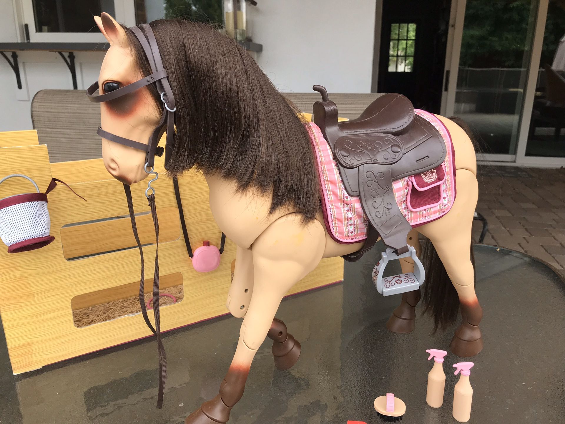 Our Generation Doll Posable Horse and Tack