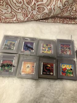 Nintendo gameboys games available 9 pice