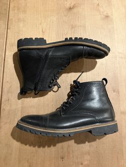 Studio Belvedere Flex Comfort Leather Boots Men’s 9.5 Excellent Shape!