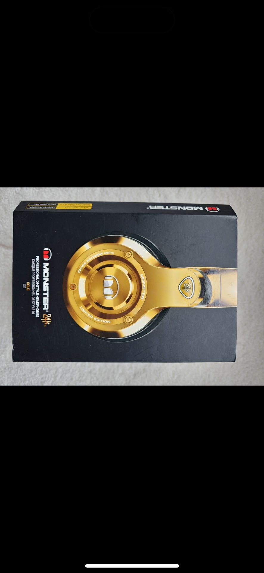 Monster MH 24K Gold Over-The-Ear DJ Headphones