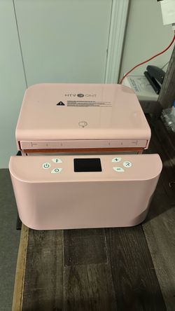 HTVRONT Auto Heat Press Machine Pink