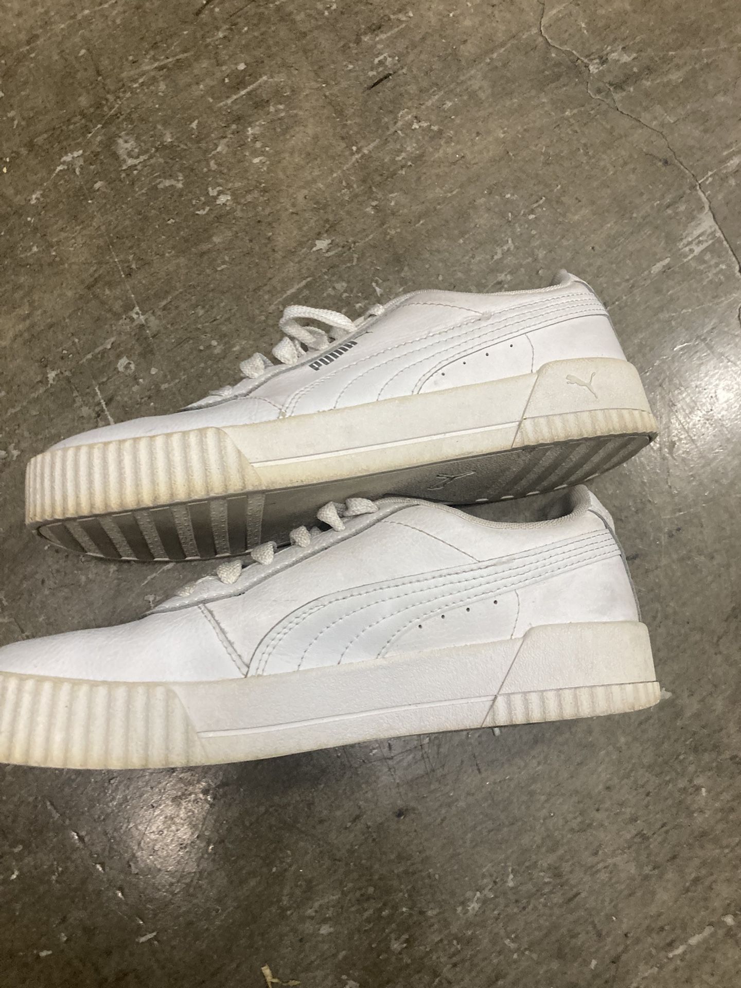 White Pumas Female Shoes