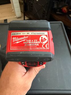 Milwaukee 102x77 infrared camera with battery
