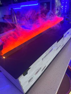 Water vapor fireplace