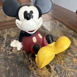 Disney Mickey Mouse Ceramic Coin Bank By ENESCO 