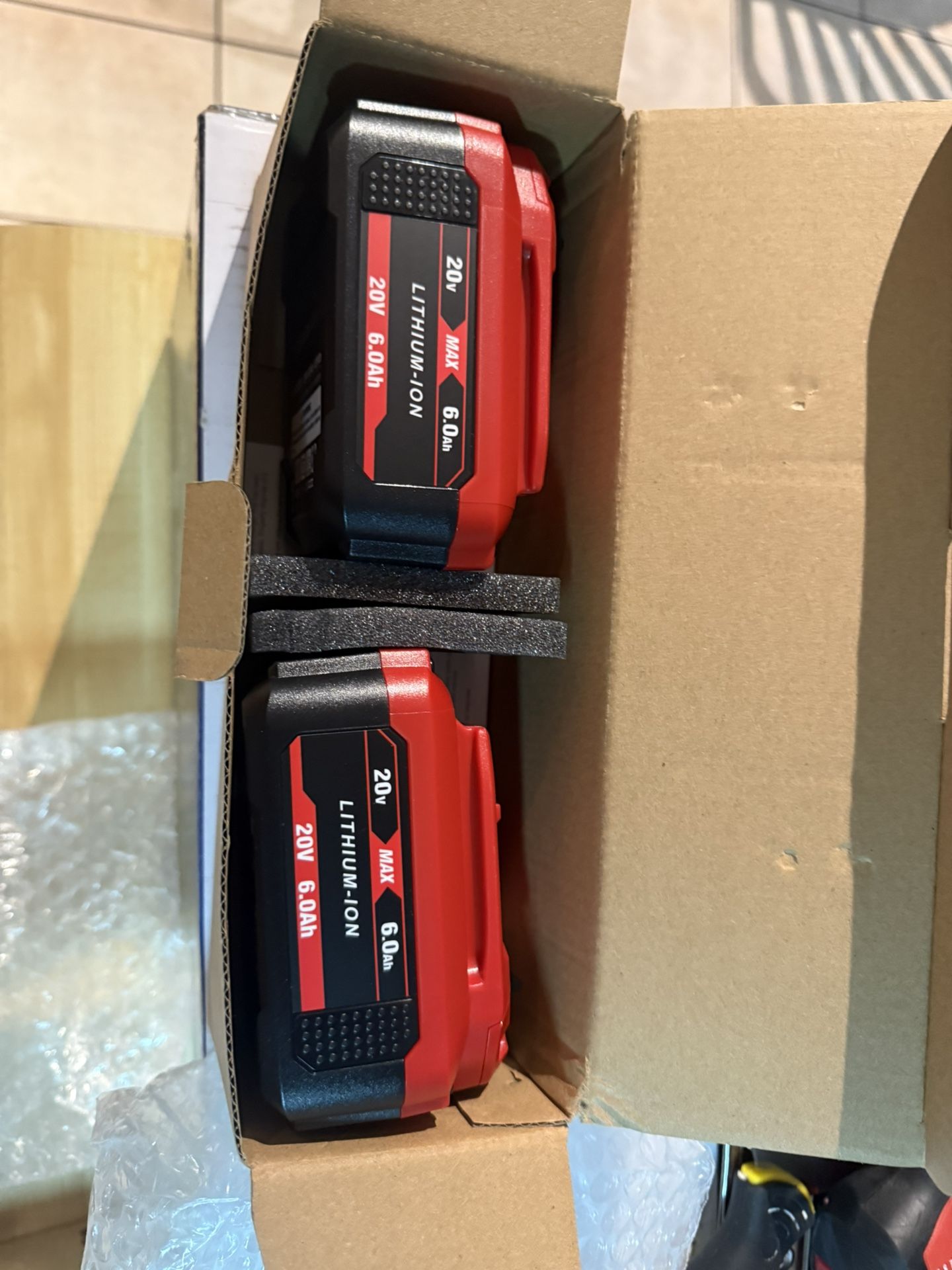 (2) 20v Craftsman compatible 6ah batteries new in box $60 for both in n Lakeland . These are not Craftsman brand they are Craftsmsn compatible that wi