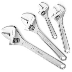 WORKPRO 4-piece Adjustable Wrench Set