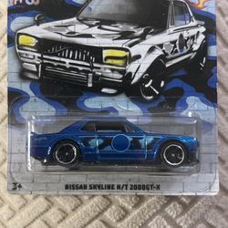 Hot Wheels Nissan Skyline HT 2000GTX Blue HW Urban Camouflage