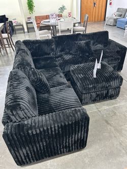 Black sectional