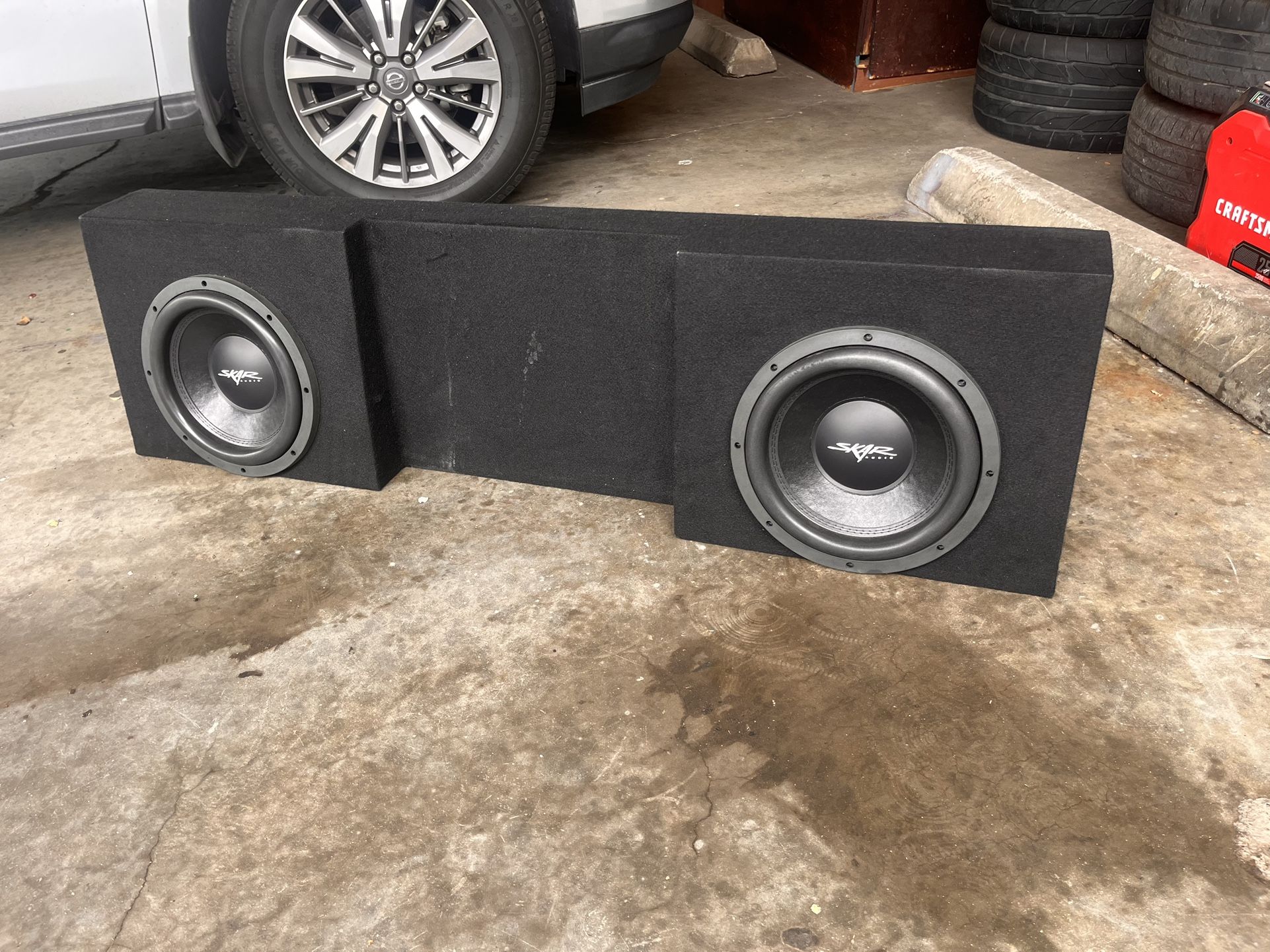 Speaker Box With Subs