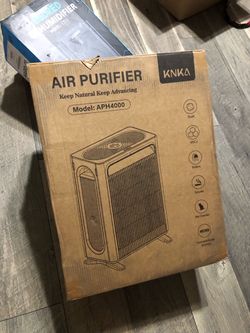KNKA Pro Air Purifier, HEPA Air Purifier for Home Large Room up to 3500 Sq.ft/2h – Double-Sided Filter for Pets Odor, Allergies, Dust, Smoke, with Air