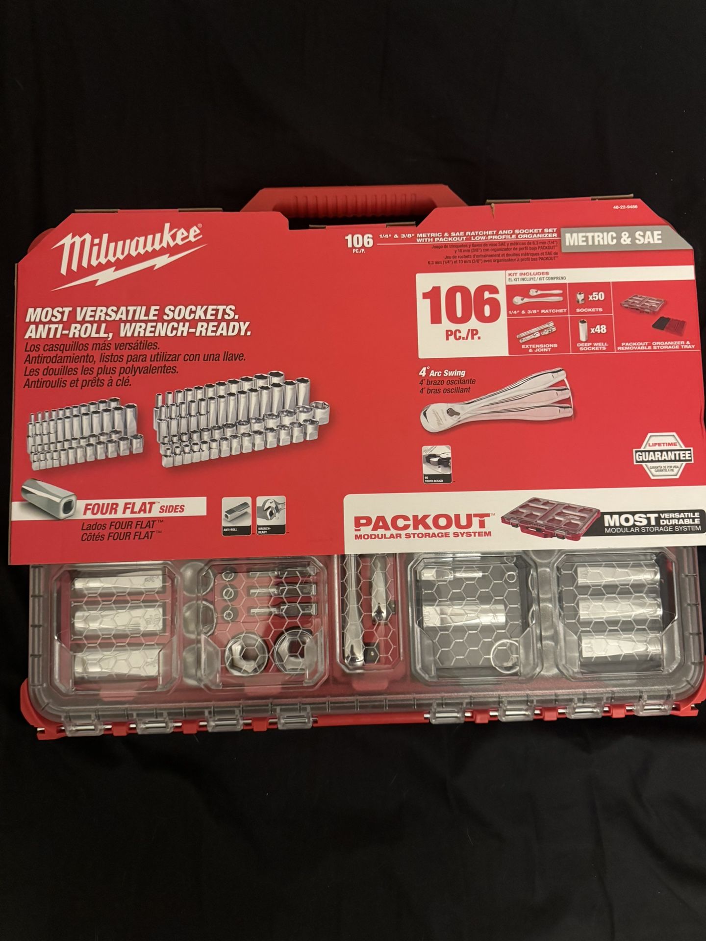 Milwaukee Ratchet And Socket Set