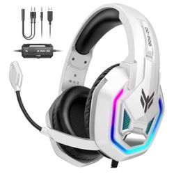 Gaming Headset for PS5, PS4, Xbox Series