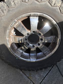 Ford 8x170 wheels and tires, 35x12.5x20