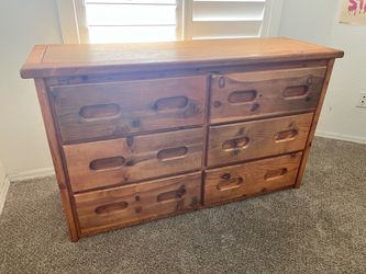 Dresser and twin bed set