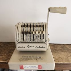 Vintage Paymaster Check Writer Series X550 With Key