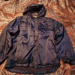 (REDUCED) Child's Zippered Jacket with Hood, Medium