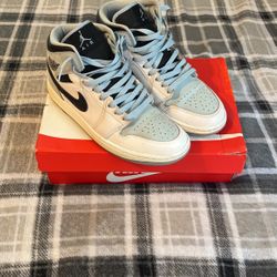 Jordan 1 White Ice Blue