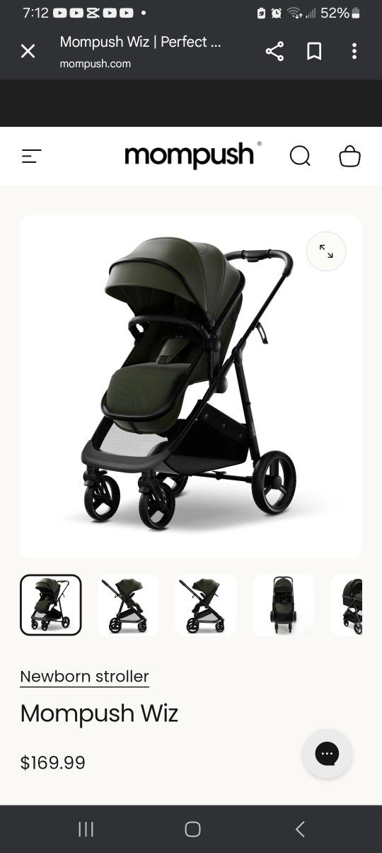 Mompush Wiz 3in1 Urban Stroller