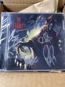 IN FLAMES - Foregone 2023 CD Jewel Case - SIGNED AUTOGRAPHED FULL BAND