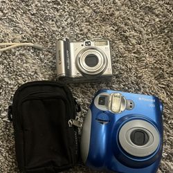 CANON & POLAROID CAMERA 