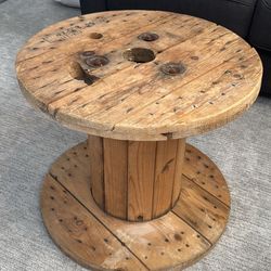 Wooden Spool Coffee Table