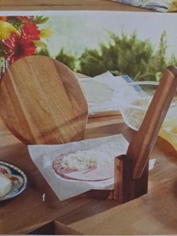 PRENSA DE MADERA PARA TORTILLAS PRINCESS HOUSE 🌷 🌻