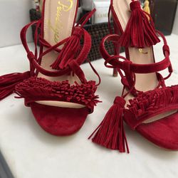 ❤️‍🔥 RED HOT HEELS 👠 SIZE 7