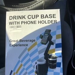 Drink Cup  Base With Phone Holder
