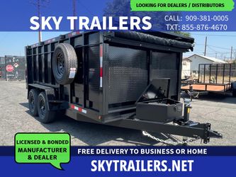 8.5x14x4 Dump Trailer
