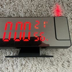 Projection  clock  (NEW)  -  $15