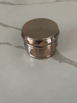 Bronze metal herb/weed grinder