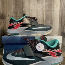 💯 % Authenticity Guarantee,  2015 NIKE KD (7)VII Thunderbolt Athletic Sneakers Sz M/10